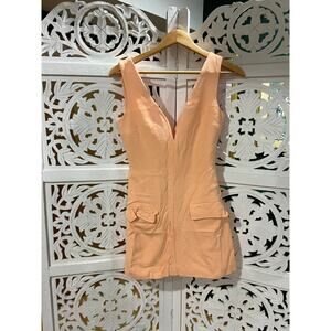House of CB Peach Midi Dress